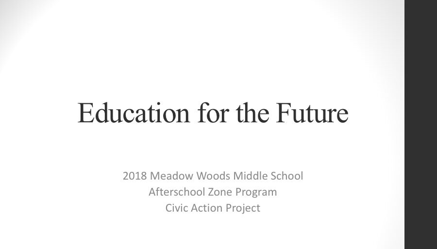 Education for the Future